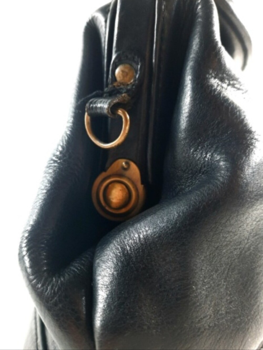 90's ETIENNE AIGNER Doctors Bag Frame Vintage Gladstone Top Handle Satchel - Picture 11 of 16